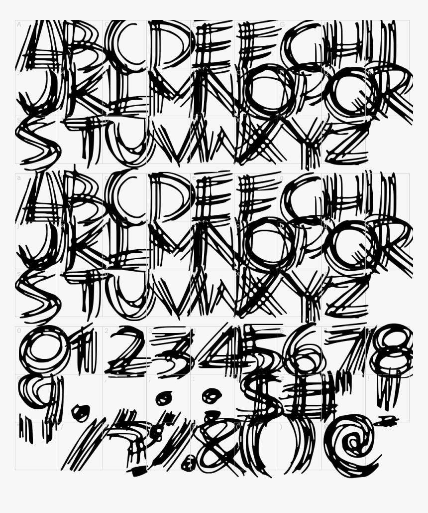 Scribble Font, HD Png Download, Free Download