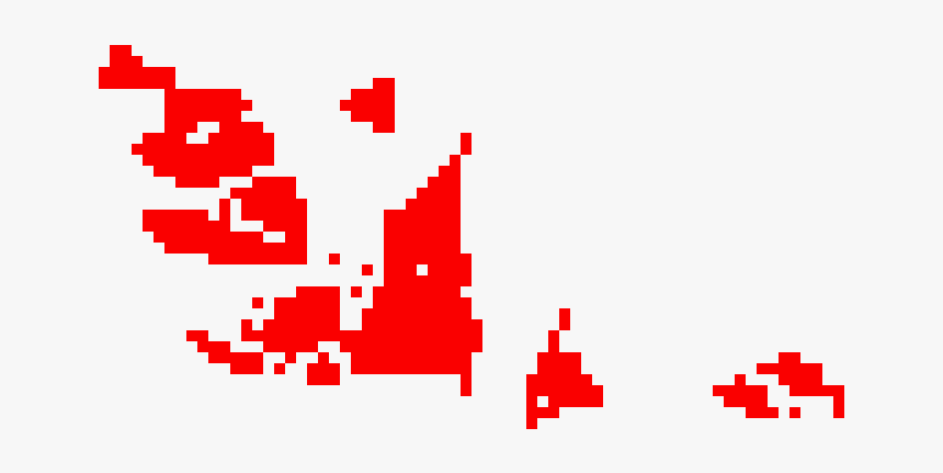 Pixel Art Blood Splatter, HD Png Download, Free Download