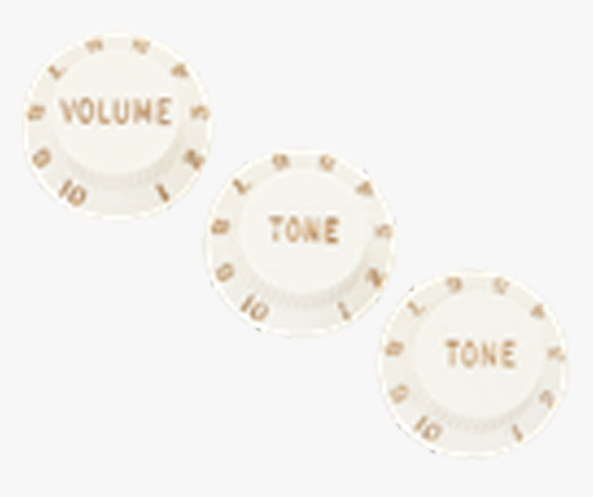 Fender Stratocaster Parchment Knobs - Circle, HD Png Download, Free Download