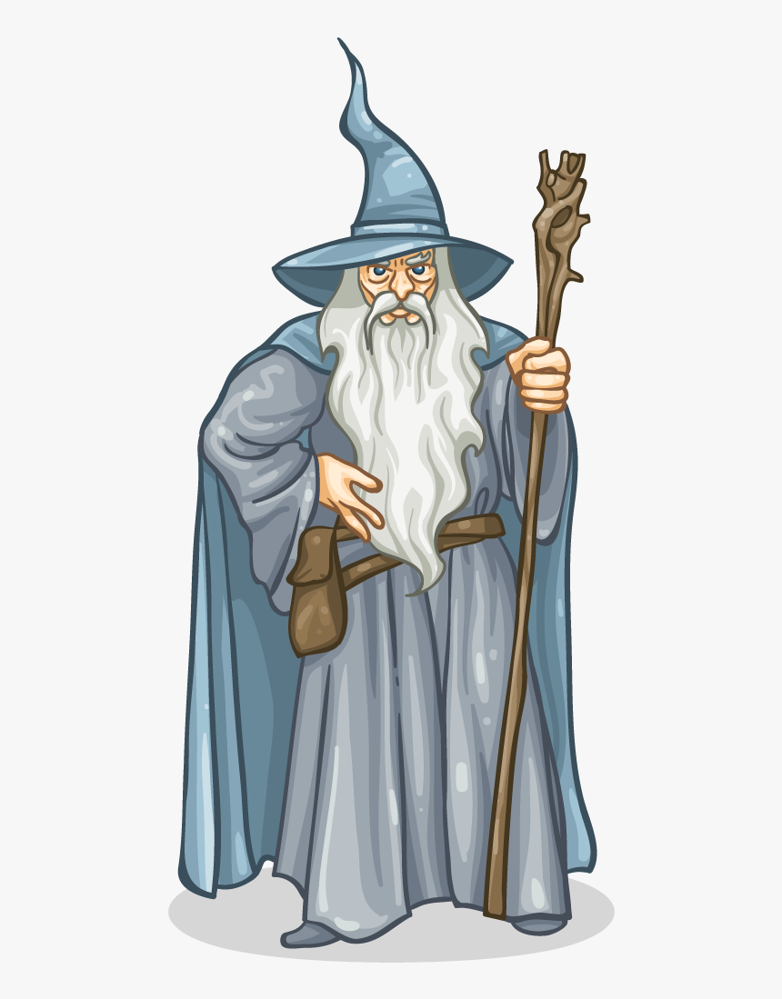 Halfling Dwarf White Elf - Transparent Wizard Png, Png Download, Free Download