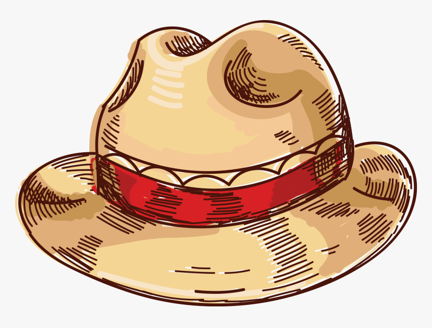 Straw Hat Designer Cowboy - Straw Hat, HD Png Download, Free Download