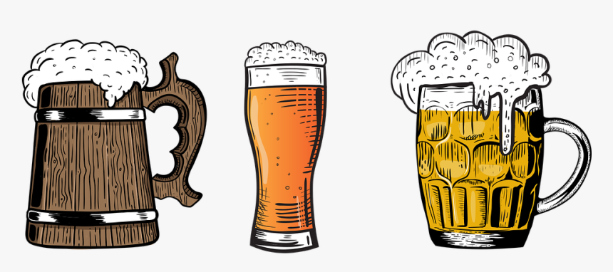 Beer Set, Beer Mug, Beer Glass, Mug, Refreshment, HD Png Download, Free Download