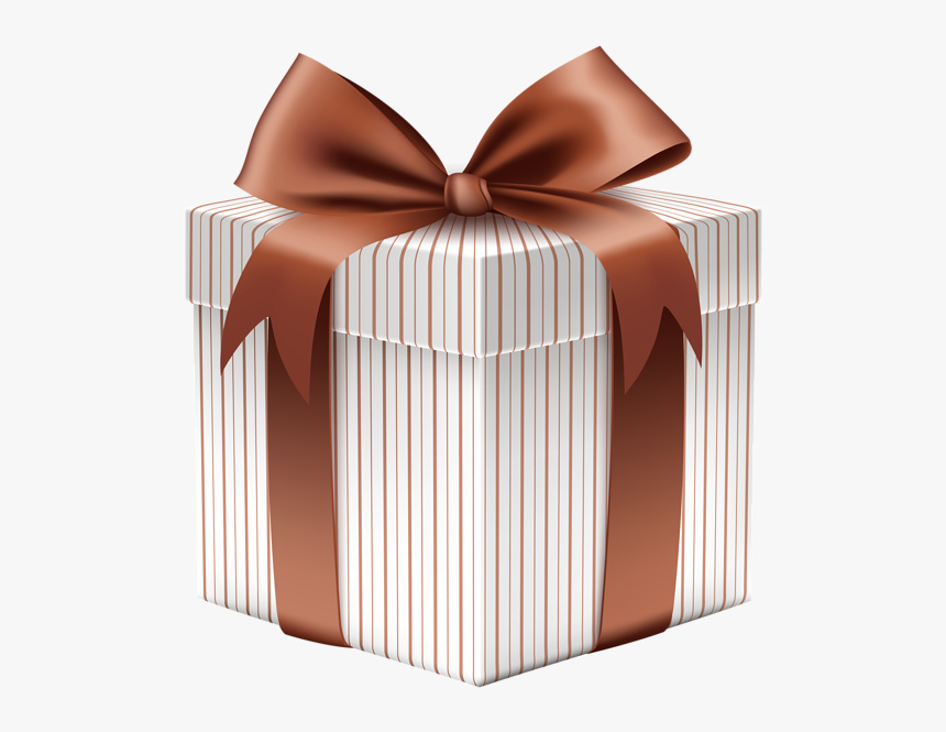 Gift Box Brown Png, Transparent Png, Free Download