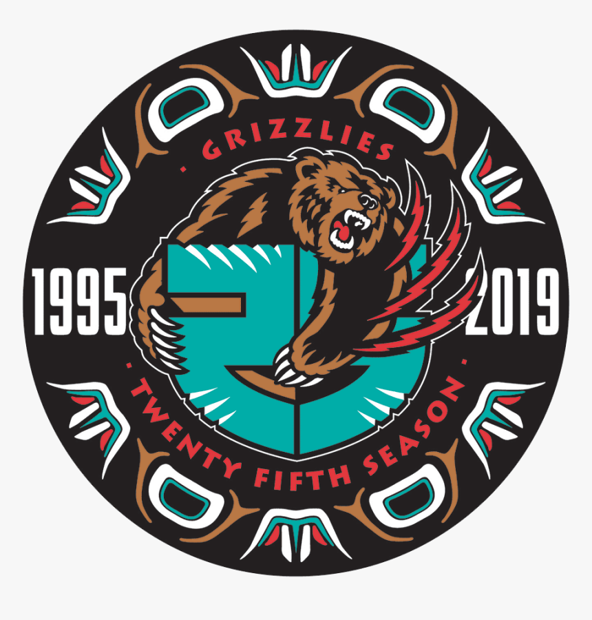 Memphis Grizzlies 25th Anniversary, HD Png Download, Free Download