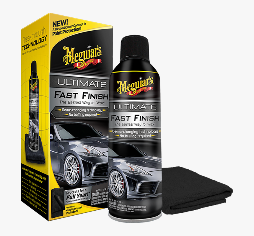 Transparent Car Light Streaks Png - Meguiar's Ultimate Fast Finish Spray, Png Download, Free Download