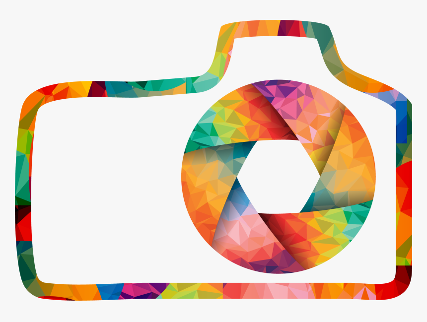 Transparent Photographer Clipart - Colorful Camera Logo Png, Png Download, Free Download