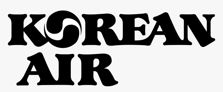 Korean Air White Logo Png, Transparent Png, Free Download