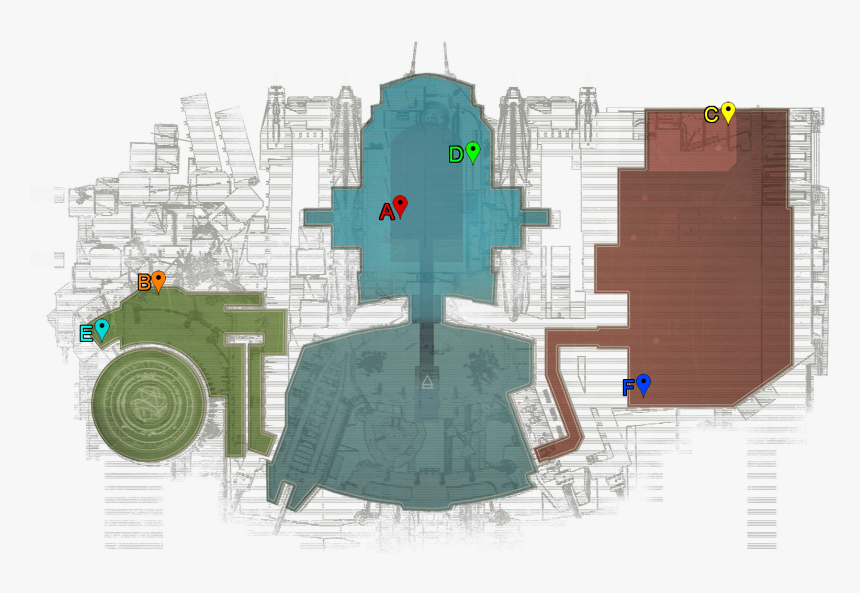 Silicon Soldier - Destiny 1 Map Of The Tower, HD Png Download, Free Download