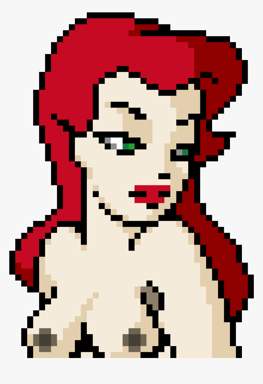 Poison Ivy Pixel Art, HD Png Download - kindpng.