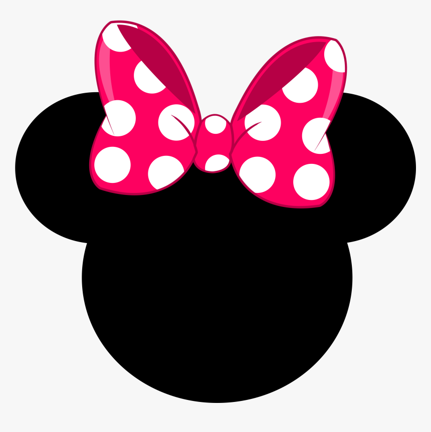 Clip Art Minnie Mouse Ears Images - Minnie Mouse Head Png, Transparent Png, Free Download