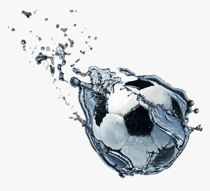 #football #ball #splash #water #jhyuri - Soccer Ball In Water, HD Png ...