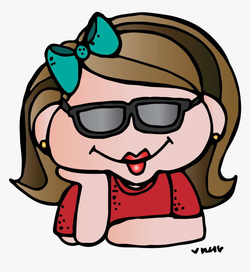 Melonheadz School Supplies - Teacher With Sunglasses Clipart, HD Png Download, Free Download