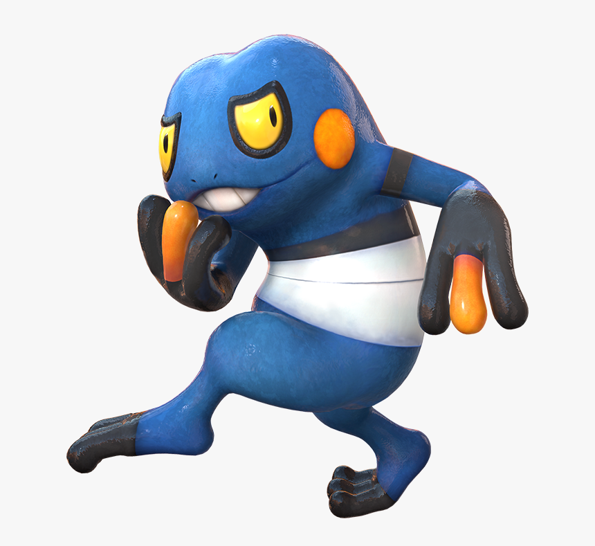 Transparent Empoleon Png - Pokken Tournament Dx Croagunk, Png Download, Free Download