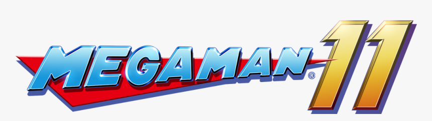 Mega Man Mega Man 11 Logo Hd Png Download Kindpng