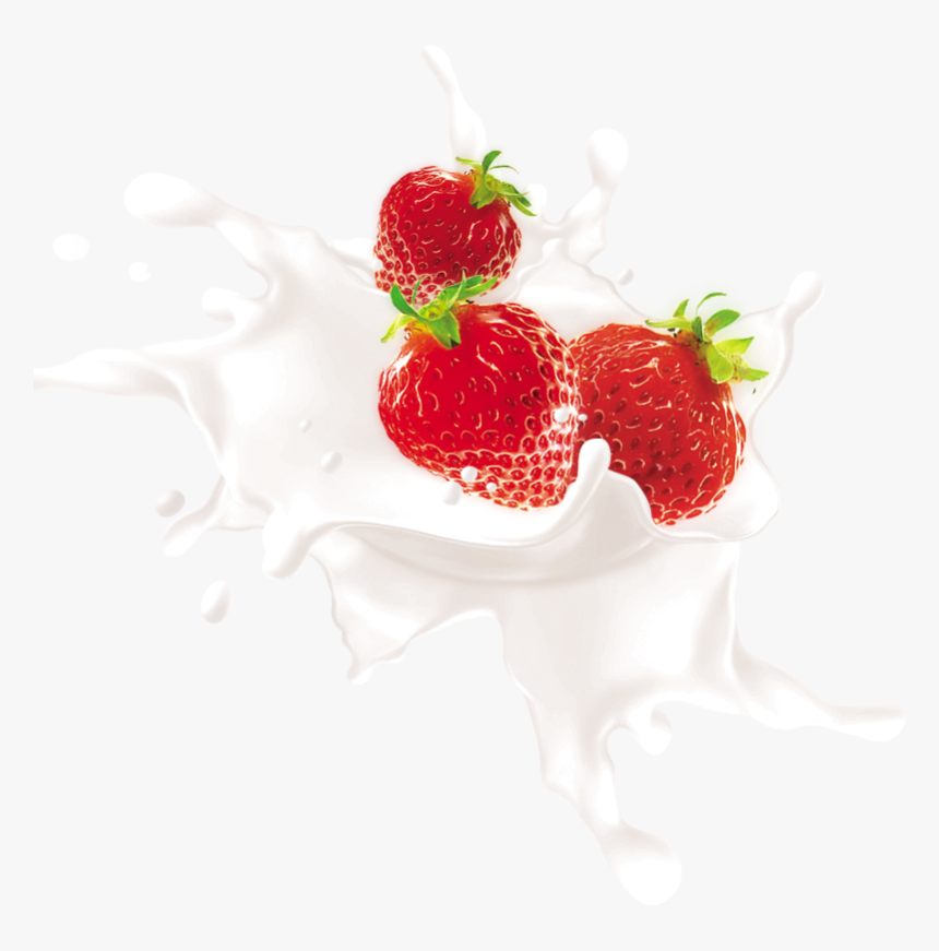 Strawberries And Cream Clipart, HD Png Download, Free Download