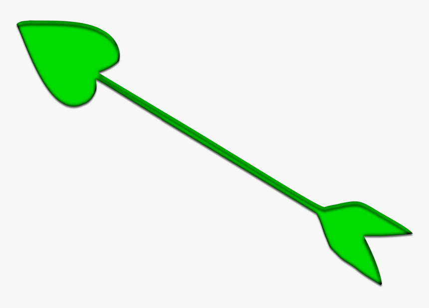 Green Arrow Png Transparent - Green Line Arrow Png, Png Download, Free Download