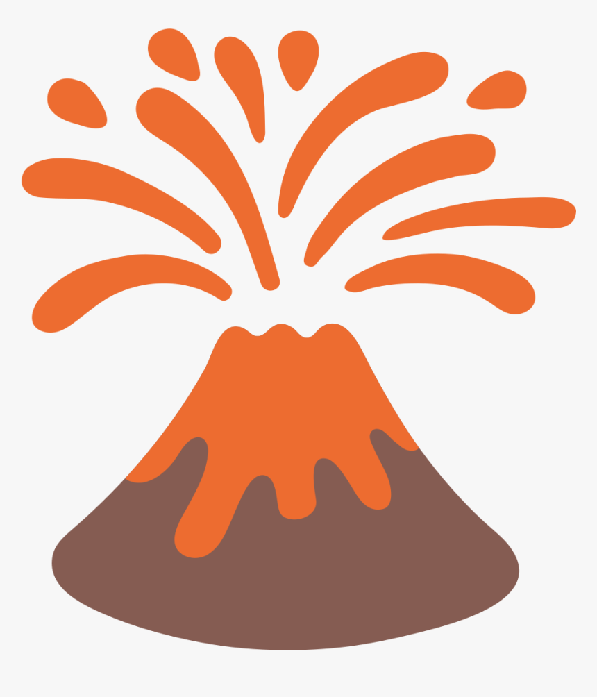 Volcano Emoji, HD Png Download, Free Download