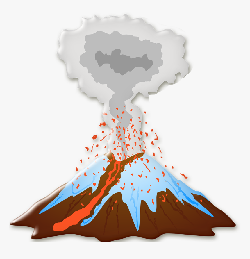 Pré-história E Místicos Etc - Volcanic Eruption Png, Transparent Png, Free Download