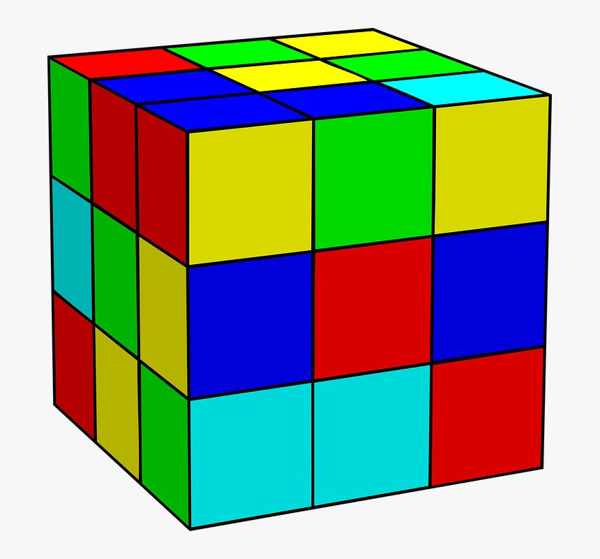 Transparent Logic Clipart - Rubik's Cube, HD Png Download, Free Download