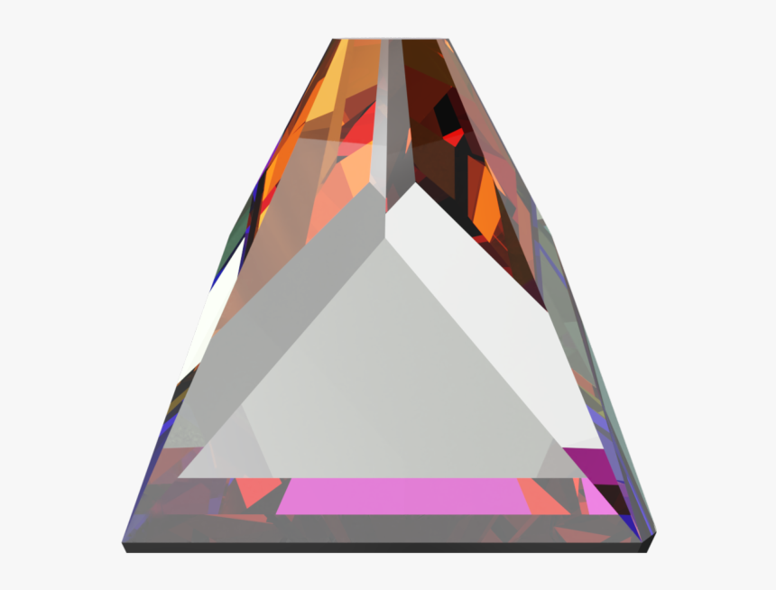 Swarovski 2419 Square Spike Flat Back Crystal Volcano - Swarovski Spike Flatback, HD Png Download, Free Download