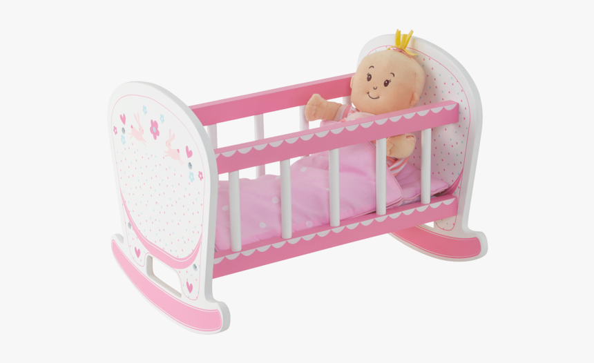 Baby Playing Bed - Doll Crib Clip Art, HD Png Download, Free Download