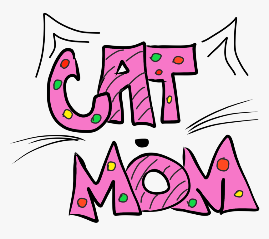 Hand Drawn Cat Mom Png Transparent Example Image, Png Download, Free Download