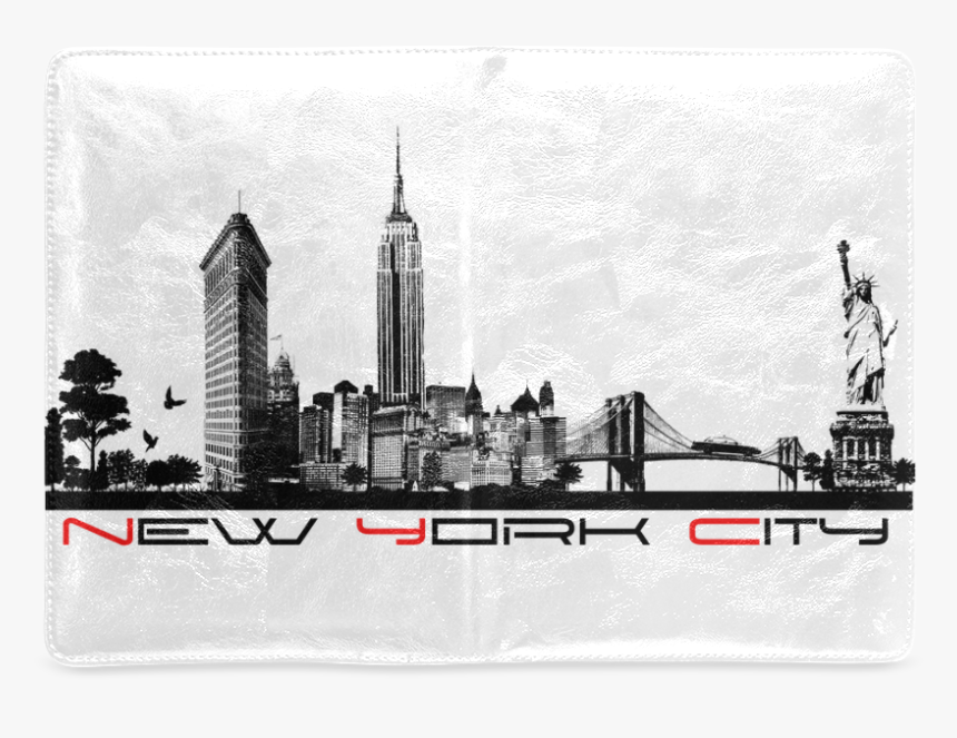 New York City Skyline 6 Custom Notebook A5 - New York Skyline Color, HD Png Download, Free Download