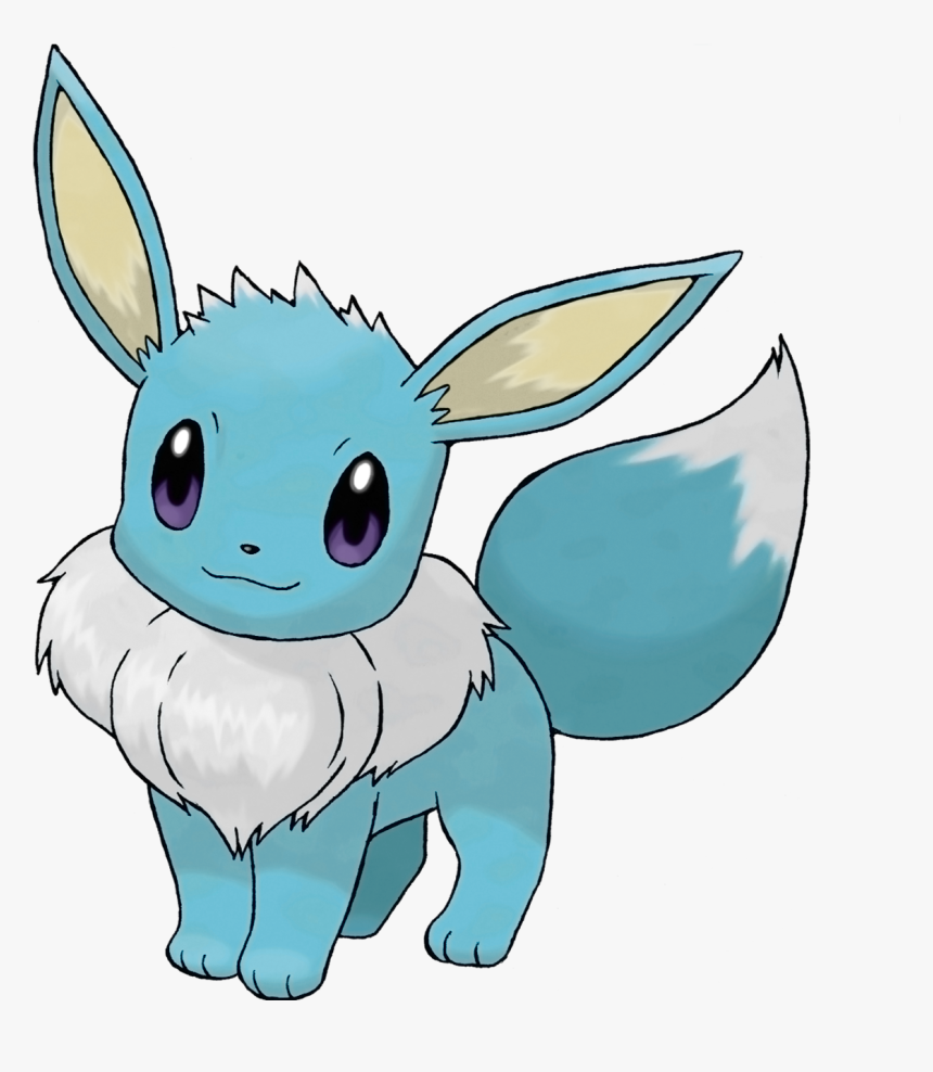 Eevee Vaporeon Recolor - Pokemon Eevee, HD Png Download, Free Download