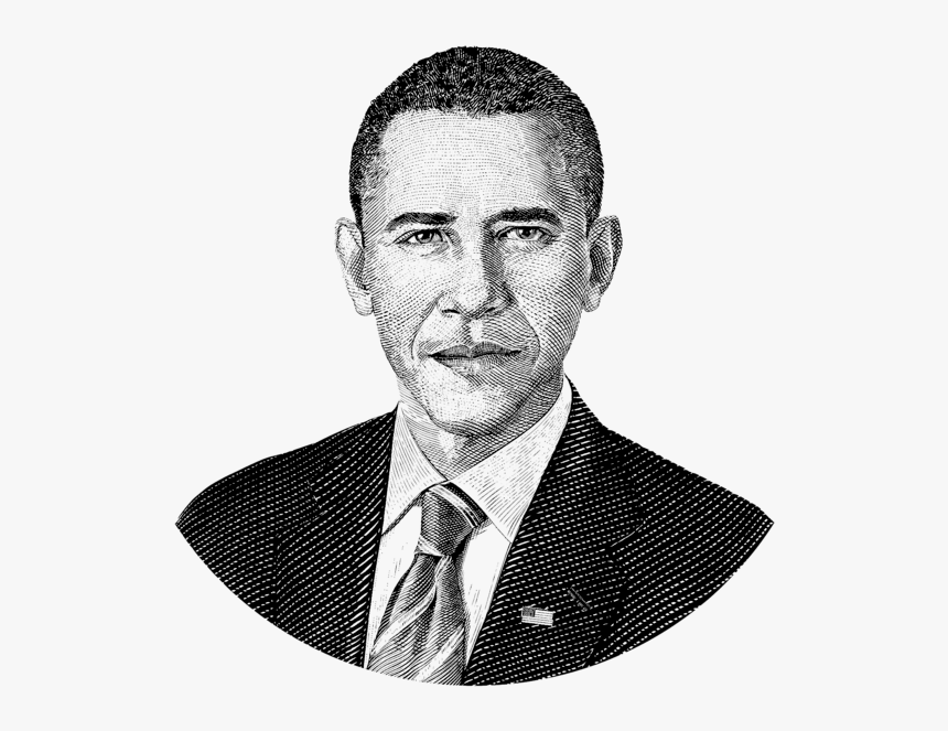 Transparent Barack Obama Clipart - Barack Obama Graphic Black & White, HD Png Download, Free Download