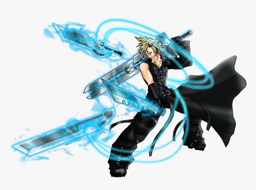 Cloud Strife Png Transparent Image - Cloud Strife Sword Art, Png Download, Free Download