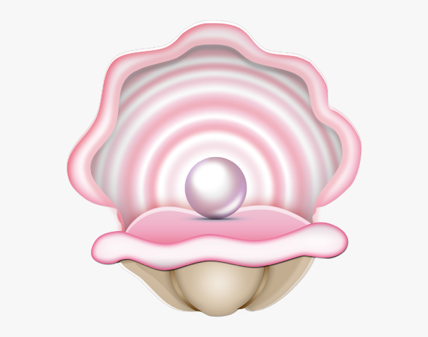 Oyster With Pearl Svg Clip Arts Cartoon Clam With Pearl Hd Png Download Kindpng