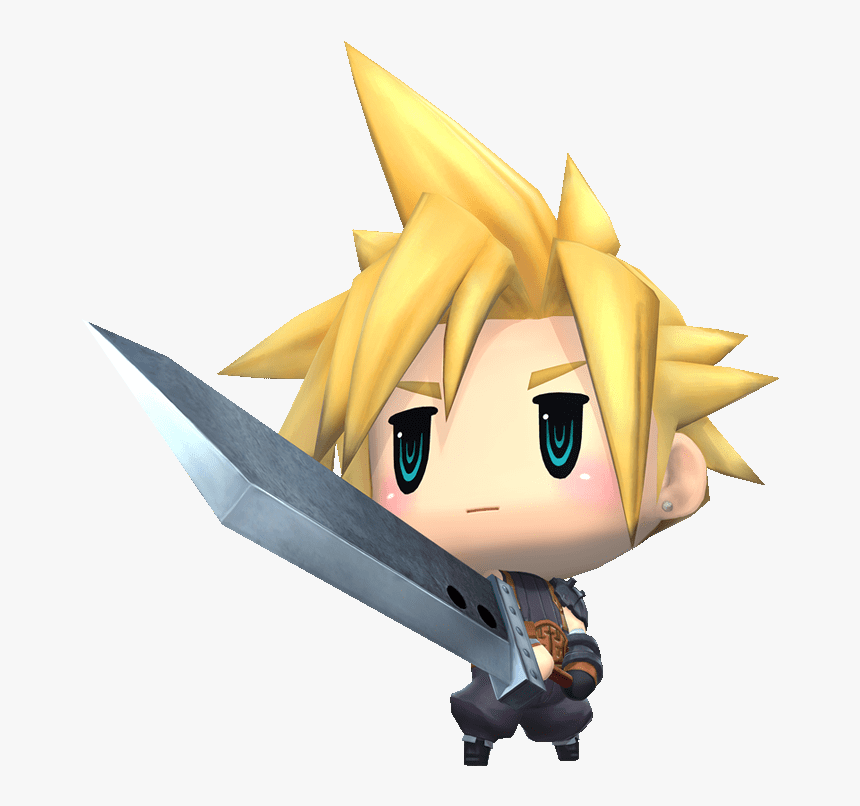 Cloud Strife World Of Final Fantasy, HD Png Download, Free Download