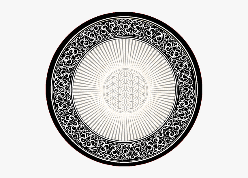 Flower Of Life Dab Mat - Overlapping Circles Grid, HD Png Download, Free Download