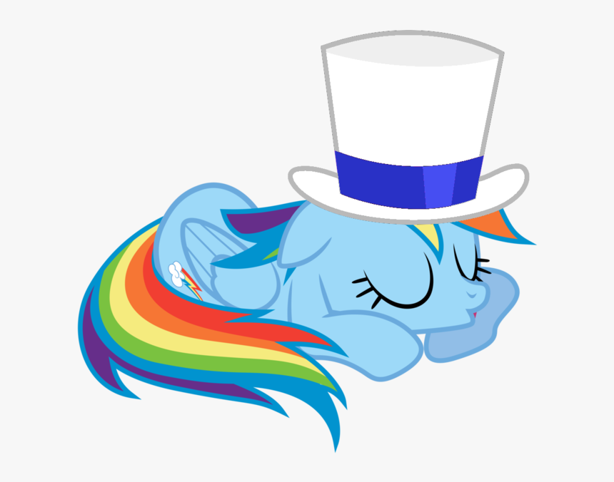 Rainbow Dash Sleeping, HD Png Download, Free Download