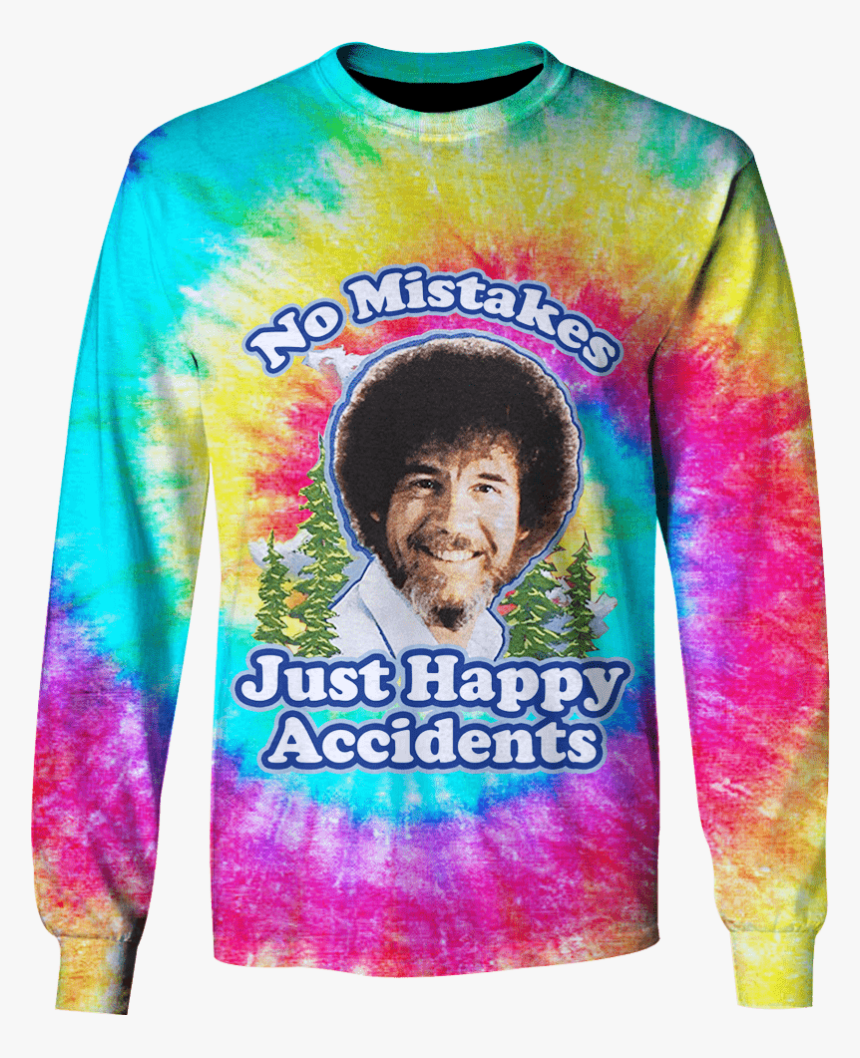 3d Bob Ross Just Happy Accidents Tshirt - Bob Ross, HD Png Download, Free Download