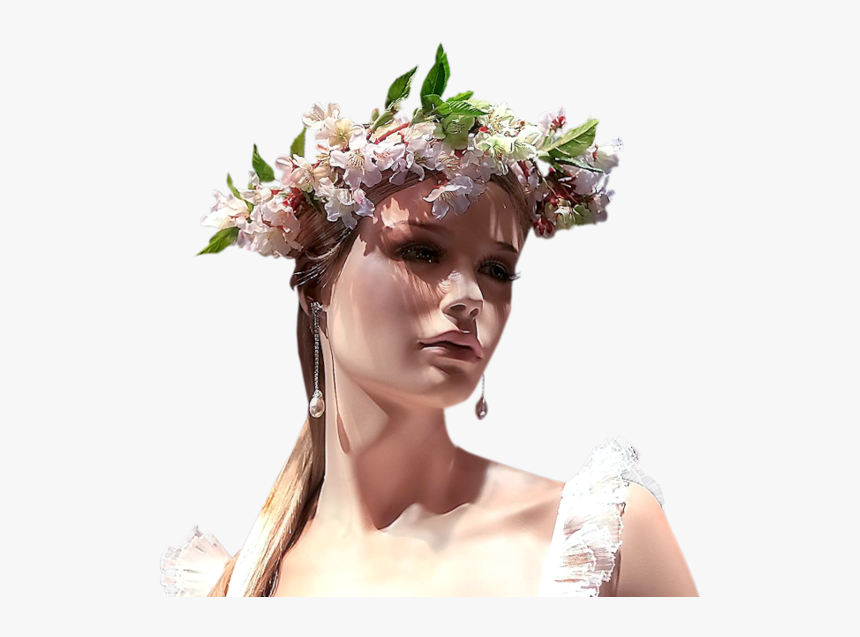 Women With Flowers Png, Transparent Png, Free Download