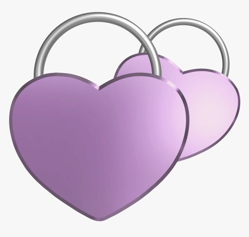 Heart Locks Png, Transparent Png, Free Download