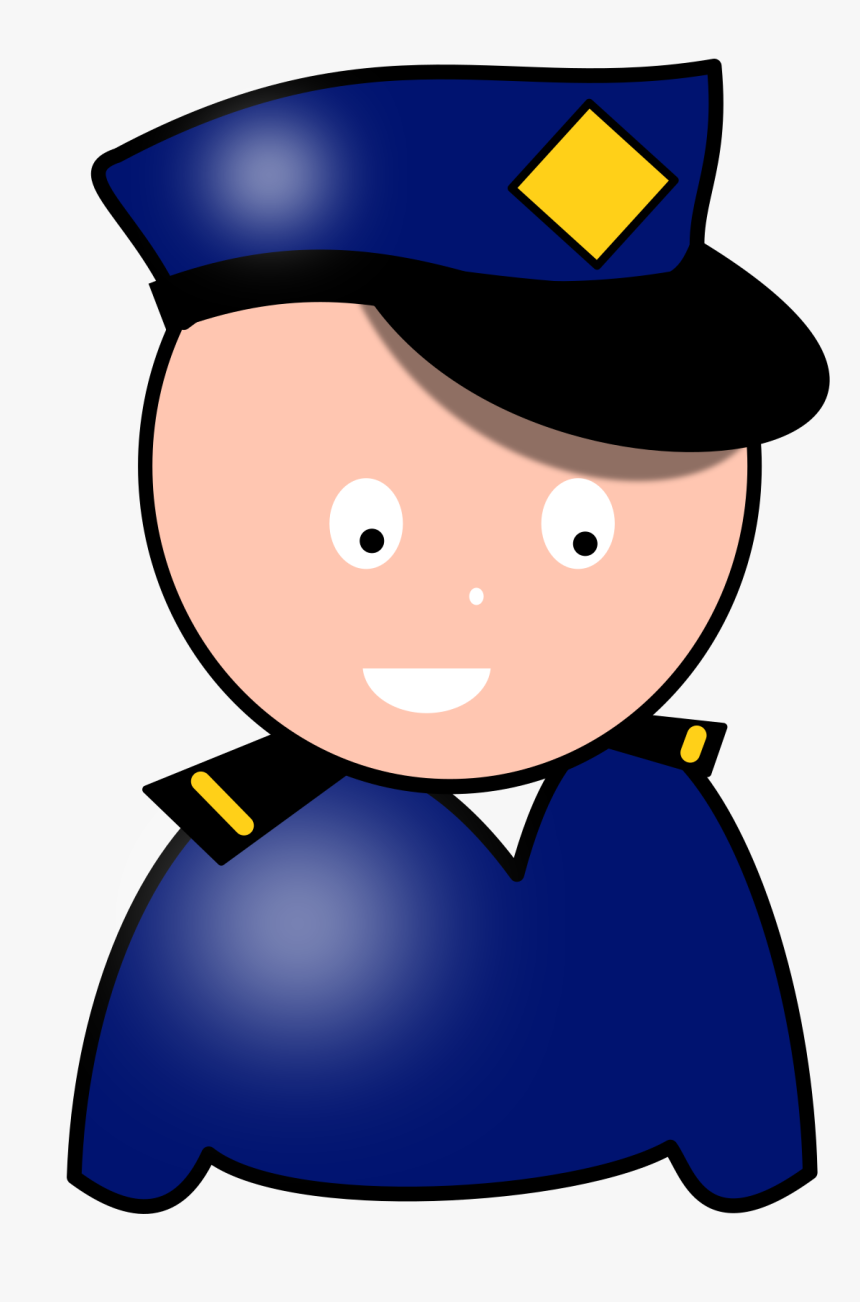 Police Clip Arts - Cartoon Policeman No Face, HD Png Download, Free Download