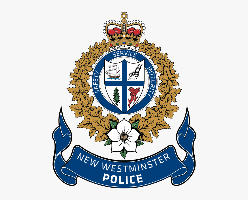 Nwpd Crest With Ribbon - Coat Of Arms Of New Westminster, HD Png Download, Free Download