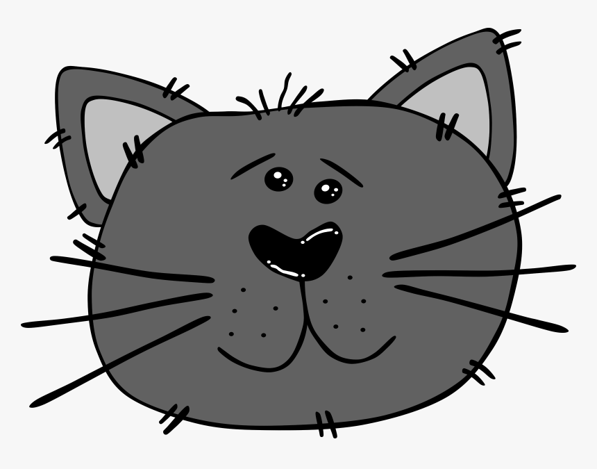 Cartoon Cats Face Png, Transparent Png, Free Download