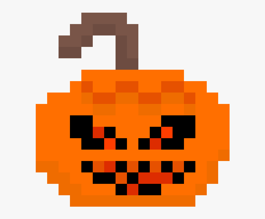 Jack O Lantern Pixel Art, HD Png Download, Free Download