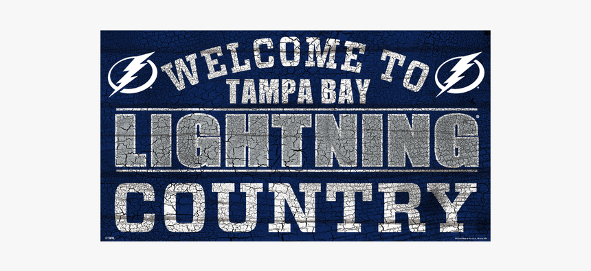 Tampa Bay Lightning Wincraft Country Wood Sign - Label, HD Png Download, Free Download