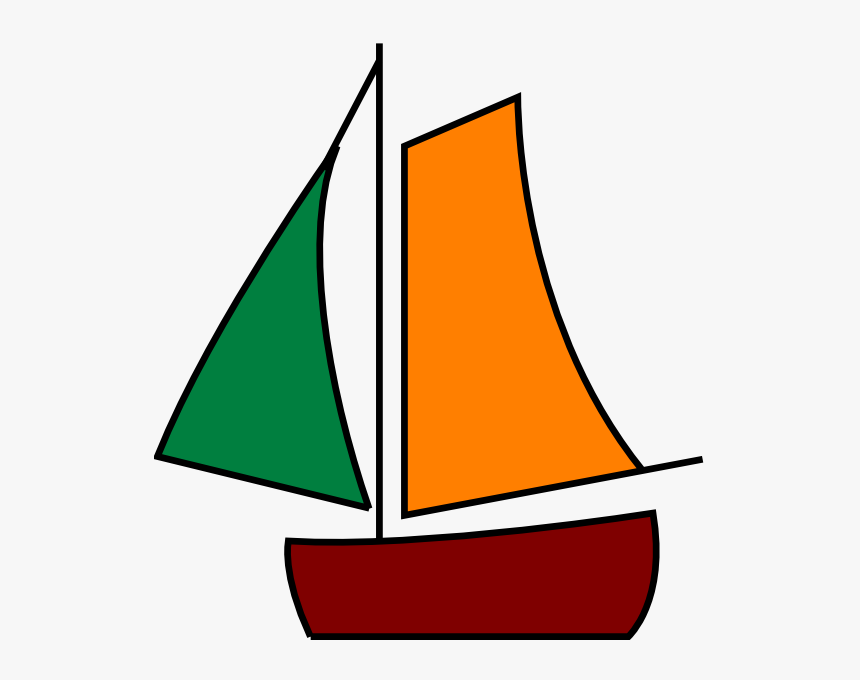 Sailing Boat White Clip Art At Clker - Sailing Boat Clipart, HD Png Download, Free Download