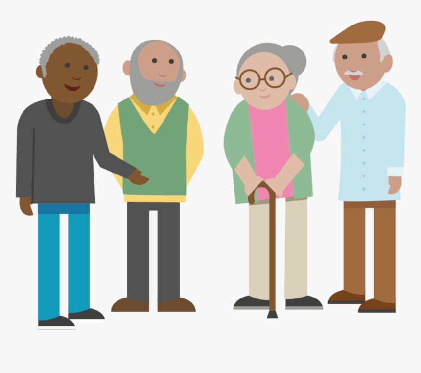 Transparent Older Adults Clipart - Old People Cartoon Png, Png Download, Free Download