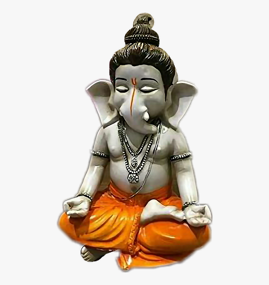 #meditation #yoga #ganeshji #lord Ganesh #ganesh - Bal Ganesh Idol, HD Png Download, Free Download