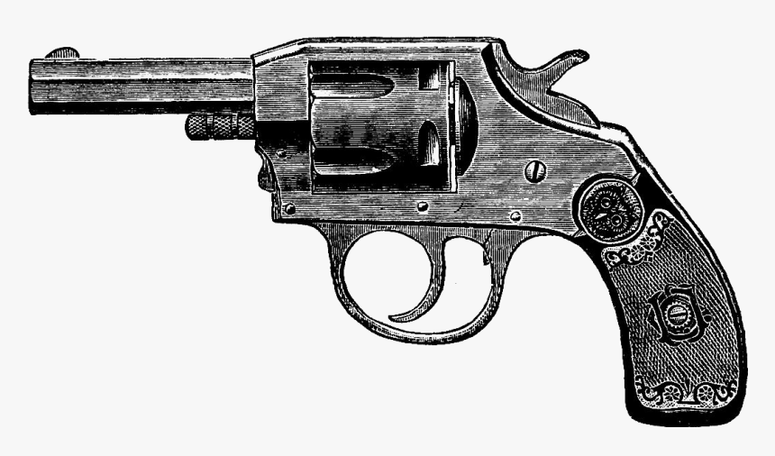 Revolver Vintage Png, Transparent Png, Free Download