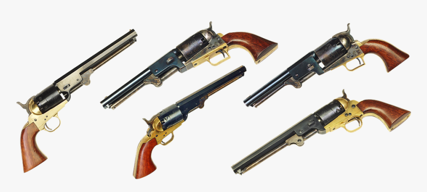 Colt 1851 Navy, Gun, Colt, West, Weapons, Revolver - Arma Colt, HD Png Download, Free Download