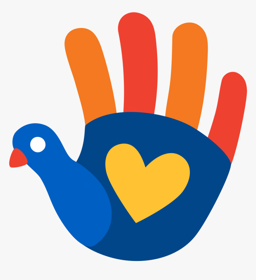 Venmo/aldi Friendsgiving Turkey Hand Emoji - Friendsgiving Hand Emoji, HD Png Download, Free Download