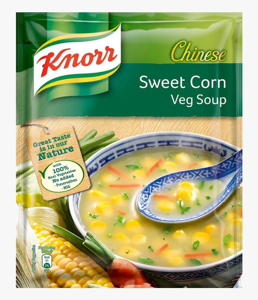 Knorr Soups Png Pics - Knorr Sweet Corn Vegetable Soup, Transparent Png ...