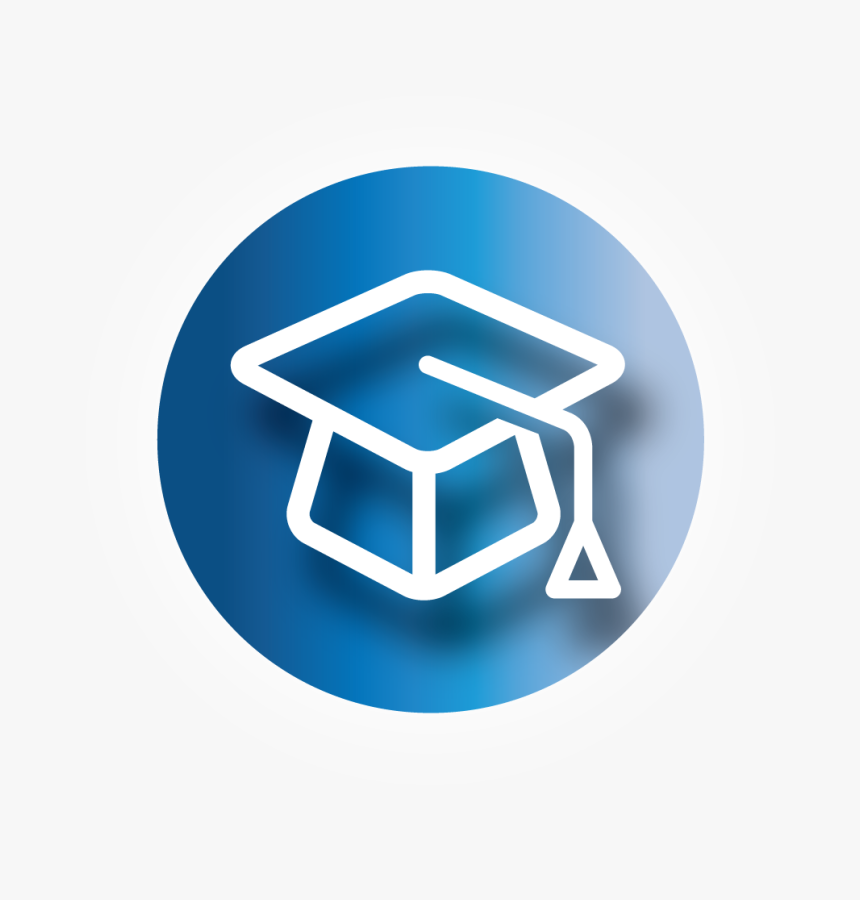 Transparent Blue Graduation Cap Png - Sign, Png Download, Free Download